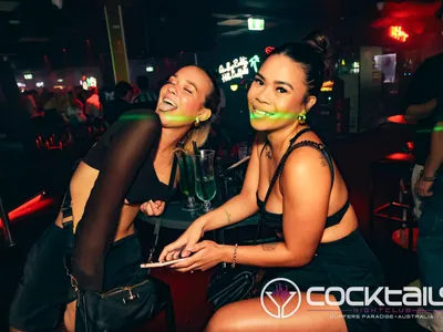 A professional photo of guests enjoying themselves at Cocktails Nightclub from our gallery.