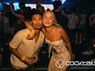 A professional photo of guests enjoying themselves at Cocktails Nightclub from our gallery.