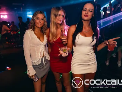 A professional photo of guests enjoying themselves at Cocktails Nightclub from our gallery.