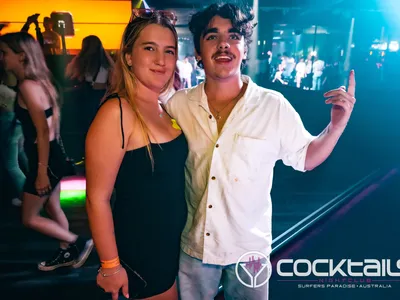 A professional photo of guests enjoying themselves at Cocktails Nightclub from our gallery.