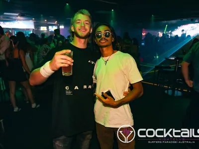 A professional photo of guests enjoying themselves at Cocktails Nightclub from our gallery.