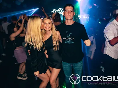 A professional photo of guests enjoying themselves at Cocktails Nightclub from our gallery.