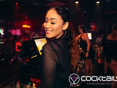 A professional photo of guests enjoying themselves at Cocktails Nightclub from our gallery.