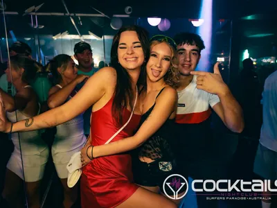 A professional photo of guests enjoying themselves at Cocktails Nightclub from our gallery.