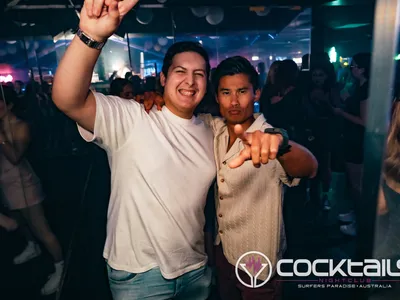 A professional photo of guests enjoying themselves at Cocktails Nightclub from our gallery.