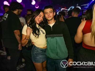 A professional photo of guests enjoying themselves at Cocktails Nightclub from our gallery.