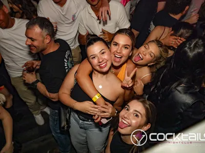 A professional photo of guests enjoying themselves at Cocktails Nightclub from our gallery.