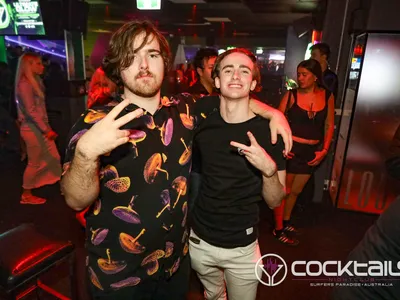 A professional photo of guests enjoying themselves at Cocktails Nightclub from our gallery.