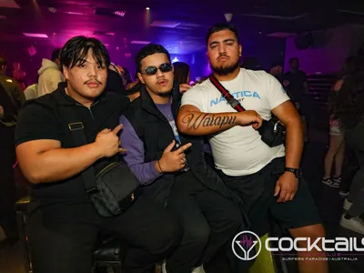 A professional photo of guests enjoying themselves at Cocktails Nightclub from our gallery.