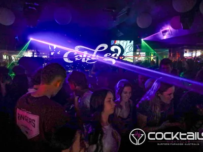 A professional photo of guests enjoying themselves at Cocktails Nightclub from our gallery.