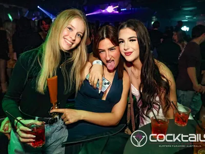 A professional photo of guests enjoying themselves at Cocktails Nightclub from our gallery.