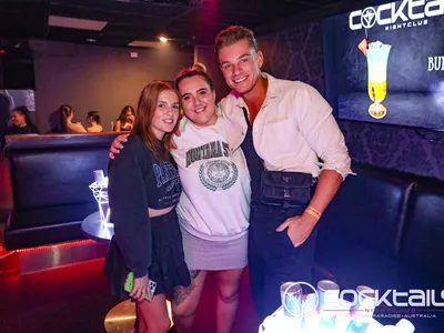 A professional photo of guests enjoying themselves at Cocktails Nightclub from our gallery.