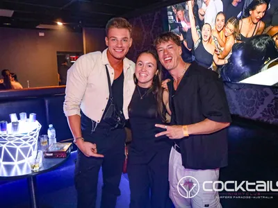 A professional photo of guests enjoying themselves at Cocktails Nightclub from our gallery.