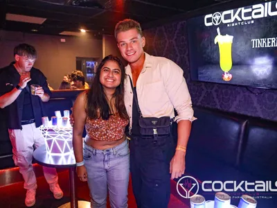 A professional photo of guests enjoying themselves at Cocktails Nightclub from our gallery.