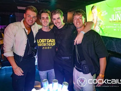 A professional photo of guests enjoying themselves at Cocktails Nightclub from our gallery.