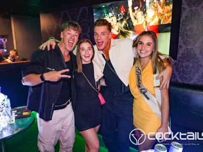 A professional photo of guests enjoying themselves at Cocktails Nightclub from our gallery.