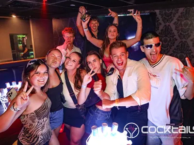 A professional photo of guests enjoying themselves at Cocktails Nightclub from our gallery.