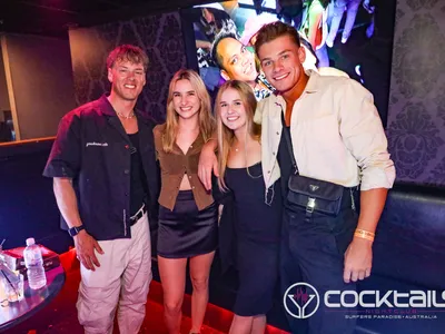 A professional photo of guests enjoying themselves at Cocktails Nightclub from our gallery.