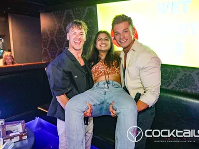 A professional photo of guests enjoying themselves at Cocktails Nightclub from our gallery.