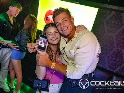 A professional photo of guests enjoying themselves at Cocktails Nightclub from our gallery.