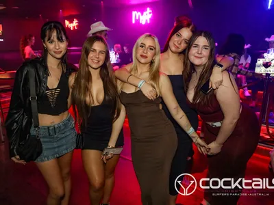 A professional photo of guests enjoying themselves at Cocktails Nightclub from our gallery.