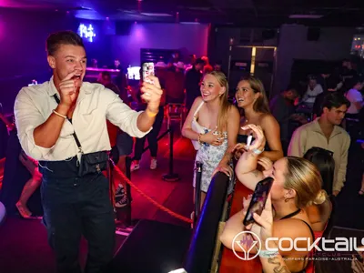 A professional photo of guests enjoying themselves at Cocktails Nightclub from our gallery.