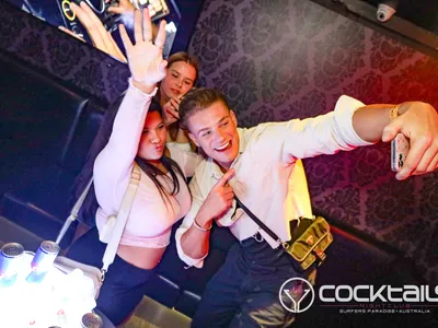 A professional photo of guests enjoying themselves at Cocktails Nightclub from our gallery.