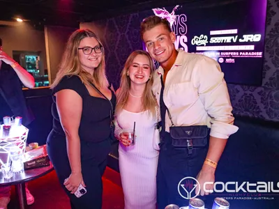 A professional photo of guests enjoying themselves at Cocktails Nightclub from our gallery.