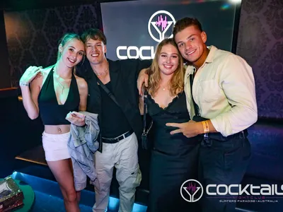 A professional photo of guests enjoying themselves at Cocktails Nightclub from our gallery.