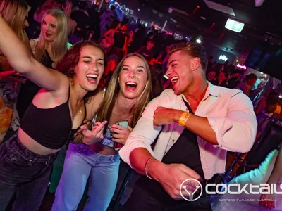 A professional photo of guests enjoying themselves at Cocktails Nightclub from our gallery.