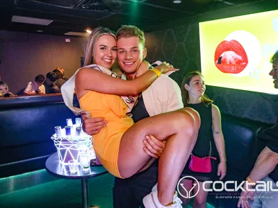 A professional photo of guests enjoying themselves at Cocktails Nightclub from our gallery.