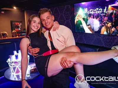 A professional photo of guests enjoying themselves at Cocktails Nightclub from our gallery.