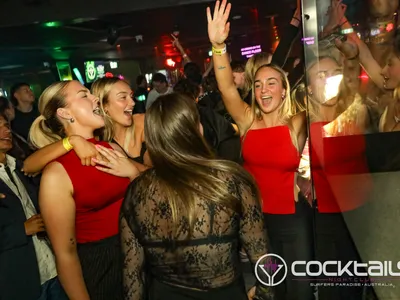 A professional photo of guests enjoying themselves at Cocktails Nightclub from our gallery.