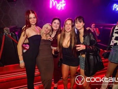 A professional photo of guests enjoying themselves at Cocktails Nightclub from our gallery.