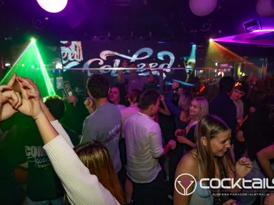 A professional photo of guests enjoying themselves at Cocktails Nightclub from our gallery.