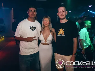 A professional photo of guests enjoying themselves at Cocktails Nightclub from our gallery.