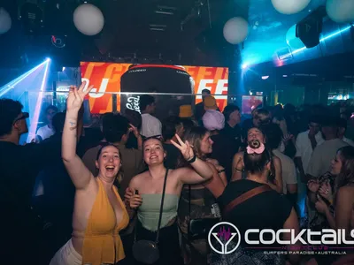 A professional photo of guests enjoying themselves at Cocktails Nightclub from our gallery.