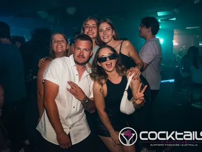 A professional photo of guests enjoying themselves at Cocktails Nightclub from our gallery.