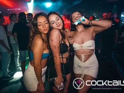 A professional photo of guests enjoying themselves at Cocktails Nightclub from our gallery.