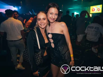 A professional photo of guests enjoying themselves at Cocktails Nightclub from our gallery.