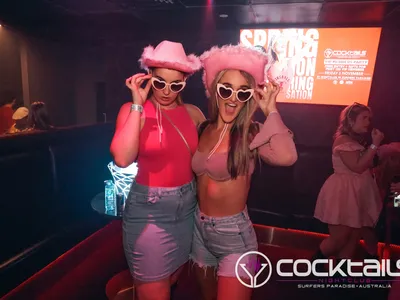 A professional photo of guests enjoying themselves at Cocktails Nightclub from our gallery.