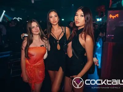 A professional photo of guests enjoying themselves at Cocktails Nightclub from our gallery.