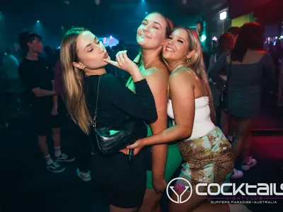 A professional photo of guests enjoying themselves at Cocktails Nightclub from our gallery.