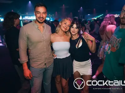 A professional photo of guests enjoying themselves at Cocktails Nightclub from our gallery.