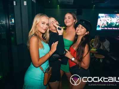 A professional photo of guests enjoying themselves at Cocktails Nightclub from our gallery.