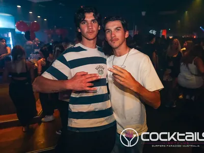 A professional photo of guests enjoying themselves at Cocktails Nightclub from our gallery.