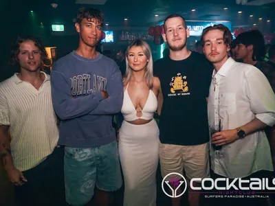 A professional photo of guests enjoying themselves at Cocktails Nightclub from our gallery.