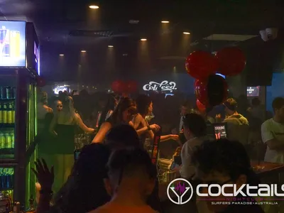 A professional photo of guests enjoying themselves at Cocktails Nightclub from our gallery.