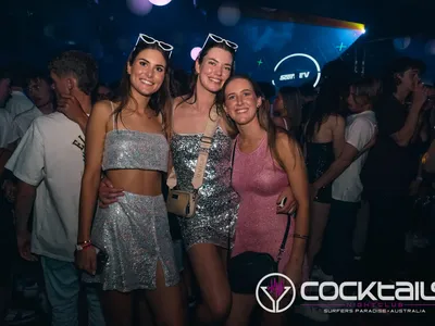 A professional photo of guests enjoying themselves at Cocktails Nightclub from our gallery.