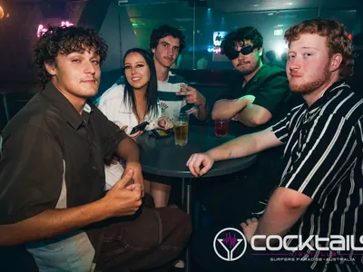 A professional photo of guests enjoying themselves at Cocktails Nightclub from our gallery.